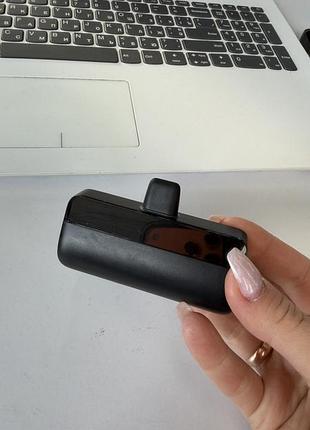 Портативний power bank 5200 mah hx45h9 pd, зовнішній акумулятор для телефону type-c (легке б/у)