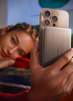 Lisen p601 магнітний power bank 10000mah magsafe бездротова зарядка usb-c fast charge 🔋