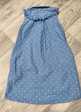 Сукня котонова в сердньки h&m 5