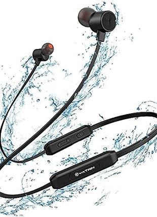 Бездротові навушники yatwin x1 bluetooth ipx7 спортивні на шию магнітні з мікрофоном
