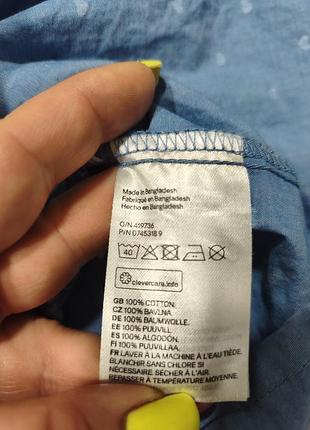Сукня котонова в сердньки h&m 3