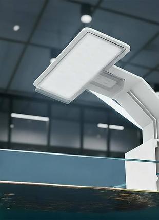 Led світильник для акваріума vsshe white clip lamp 15–25 см, легке б/в