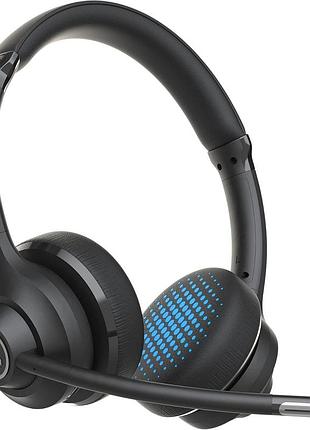 Бездротові навушники jlab go work 2nd gen wireless on-ear гарнітура з мікрофоном bluetooth multipoint (нові)