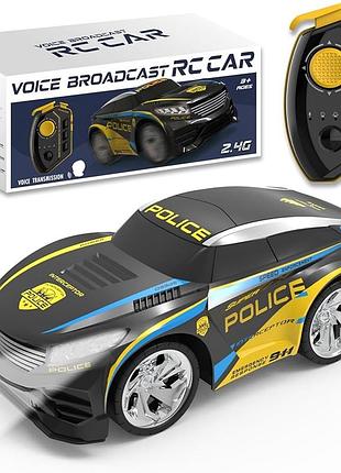 Машинка на радиоуправлении voice broadcast rc car 2.4g с дефектом аккумулятора, б/в
