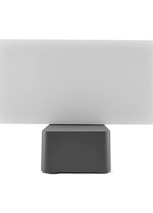 Led настінний світильник brightower 24w 3000k, поворотне бра dark gray (anthracite) 💡