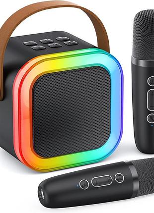 Дитяче караоке jeefu k68 колонка з бездротовим мікрофоном bluetooth (новий)