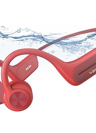 Наушники костной проводимости wantek bluetooth 5.0, 32gb mp3, водонепроницаемые ip68, состояние нового