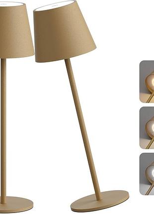 Настольная led лампа k-bright аккумуляторная сенсорная 2 шт usb ночник для дома