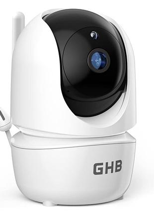 Ghb відеоняня baby monitor sm50b-2 5” hd з двома камерами та нічним баченням
