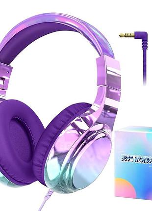 Бездротові bluetooth навушники qearfun rgb, дитячі, складні