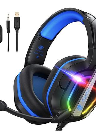 Ігрова гарнітура fachixy fc-200 rgb з мікрофоном для ps5/ps4/xbox/switch/пк