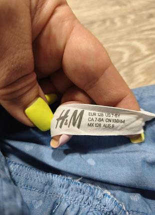Сукня котонова в сердньки h&m 4