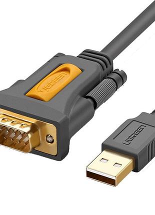 Usb-a to rs232 (db9) адаптер ugreen | кабель для касс, принтеров, сканеров
