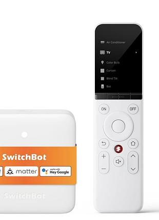 Универсальный пульт switchbot universal remote + switchbot hub mini для умного дома (matter, wi-fi)