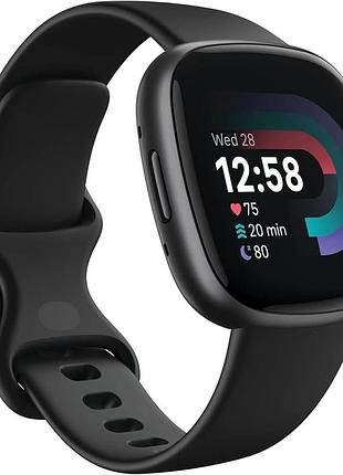Смарт годинник fitbit versa 4 by google gps amoled android iphone + бонус годинник