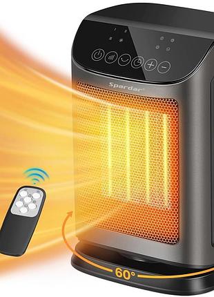 Керамический обогреватель smart space heater 1800w ptc с таймером и вращением