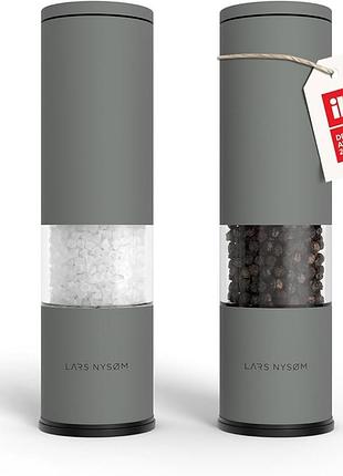 Набор мельниц для соли и перца lars nysøm ash gray 2 шт керамический механизм легкое б/в