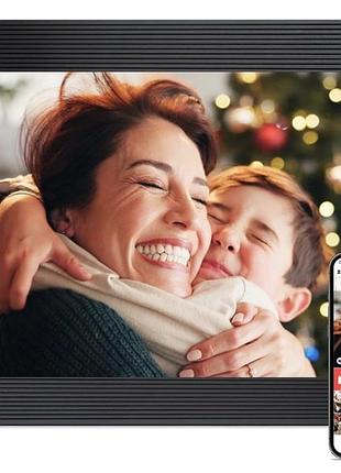 👉 цифрова фоторамка 10.1” wifi frameo, сенсорна, 32gb, ips, автоповорот, відправка фото зі смартфона