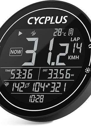 Gps велокомпьютер cycplus m2 с bluetooth, ant+ и навигацией gps ipx6