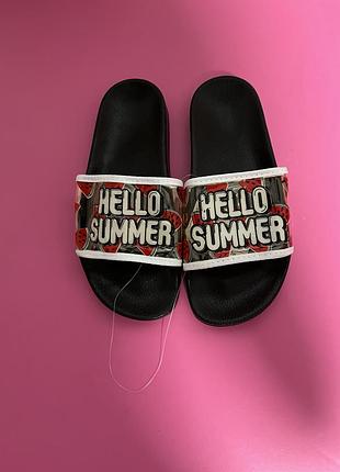 Літні шльопанці hello summer 🍉☀️