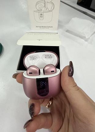 Бездротові навушники wasart j55 tws rose gold легке б/в