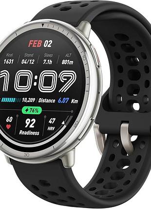 Amazfit active 2 round смарт-годинник gps amoled чорний б/в у коробці