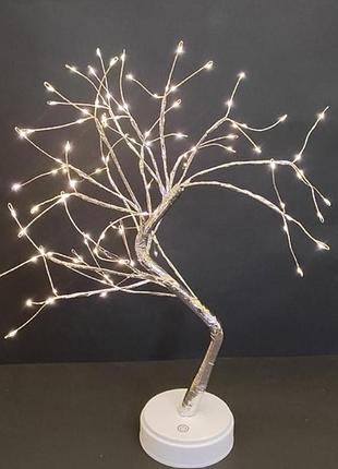 Led светильник дерево kinamy tree lights золото декоративный ночник гирлянда лампа