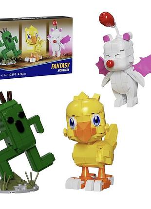 Конструктор fantasy monsters f-c10397 474 детали, 3 фигурки, 12+