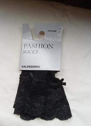 Капроновые фантазийные носки fashion socks calzedonia