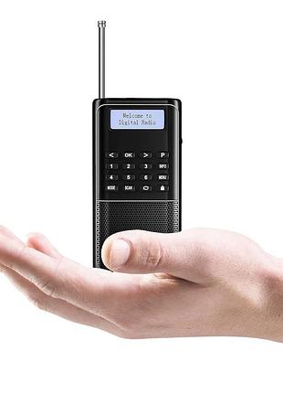 Портативное радио raddy rd23 dab+ / fm, цифровой радиоприемник с аккумулятором, компактный