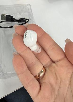 Bluetooth гарнітура бездротова для дзвінків mini навушник у вухо універсальна