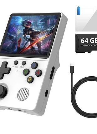 Портативна ігрова консоль gb350 / g350, ретро приставка 3.5” ips, hdmi, нова