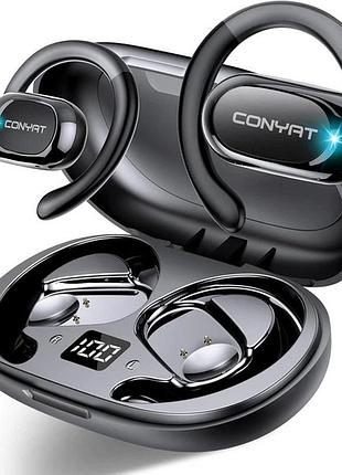 Беспроводные open-ear наушники conyat x7, bluetooth, с кейсом, потертый корпус сверху