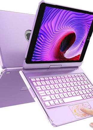 Чехол клавиатура для ipad pro 12.9 / air 13 bluetooth с тачпадом purple легкая б/у