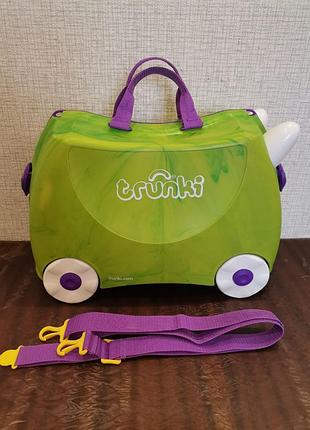 Trunki толокар детский маленький ручная кладь детский чемодан транки трунки