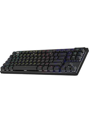 Ігрова клавіатура logitech g pro x tkl lightspeed black бездротова rgb gx brown (легке б/у)