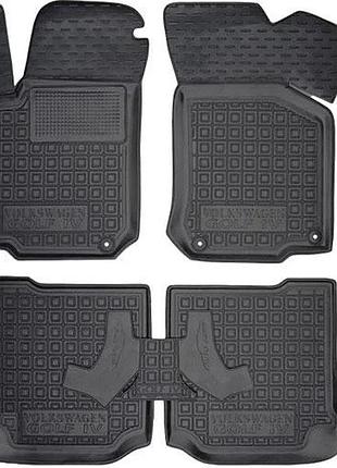 Килимки салона volkswagen golf 4 1997-2003 5шт "avto-gumm" 11627