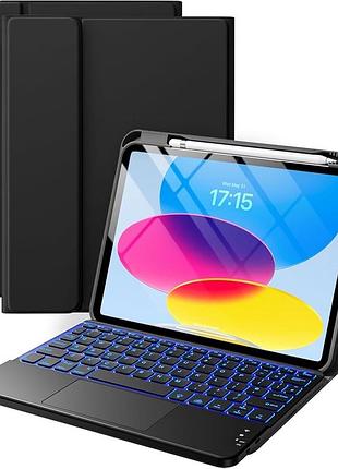 Чохол з клавіатурою vobafe kb-109 для ipad air 10.9 / 11 bluetooth з підсвіткою, знімна клавіатура