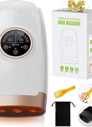 Безпровідний електричний масажер для рук cotsoco (cotsoco cordless electric hand massager) (білий)