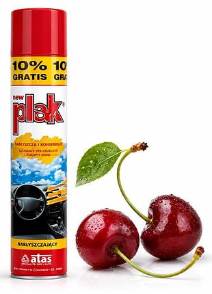 Полироль торпеды спрей 750ml "plak" вишня (24шт/ящ)