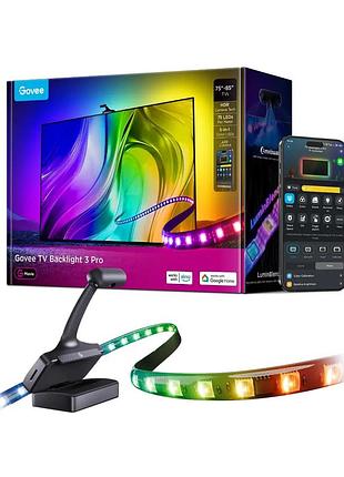 Govee tv backlight 3 pro 75–85” rgbic подсветка для телевизора с камерой, ambilight led лента wi-fi