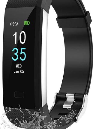 Фітнес браслет lebexy xy-201216 смарт браслет з пульсом spo2 крокоміром bluetooth