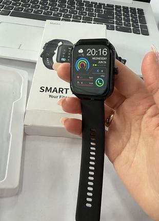 Смарт годинник p99 smart watch bluetooth, фітнес трекер, ip68 — легке б/у, пошкоджена коробка