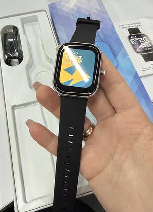 Смарт часы h97 kids fitness watch с измерением пульса, шагомером и bluetooth, черный