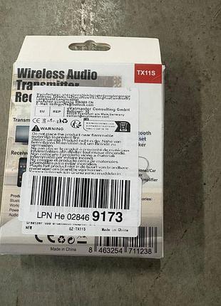 Usb bluetooth аудио трансмиттер/ресивер tx11s, wireless audio transmitter 2