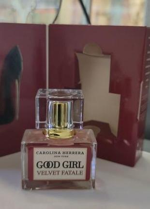 Тестер духов женский carolina herrera good girl velvet fatale for women 45 ml 978631436 3