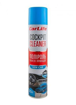 Полироль торпеды спрей 320ml "carlife" cockpit новая машина cf325 (24шт/уп)