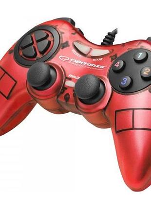 Геймпад ведущий esperanza gamepad eg105r 1.8м
