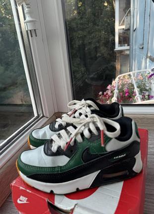 Кросівки nike air max 90 green/white 12с, eu 29,5