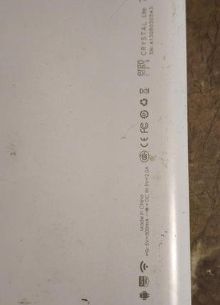 Планшет ergo cristal lite 2
